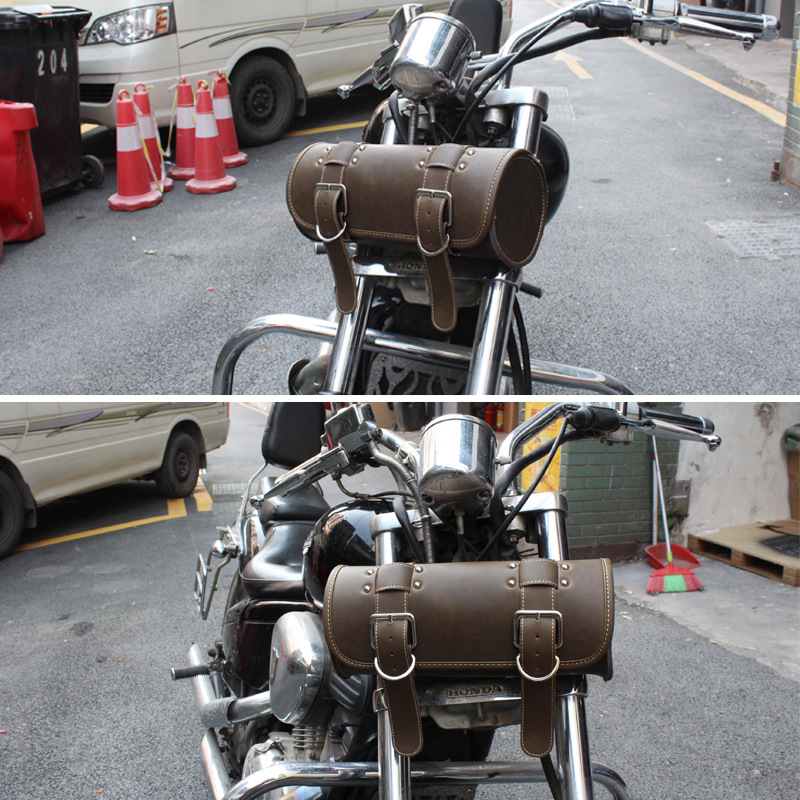 Picture of Harley Motorcycle Hanging Bag Retro Modified Motorcycle Bag Side Bag Knight Bag Car Head Bag Electric Vehicle Kit