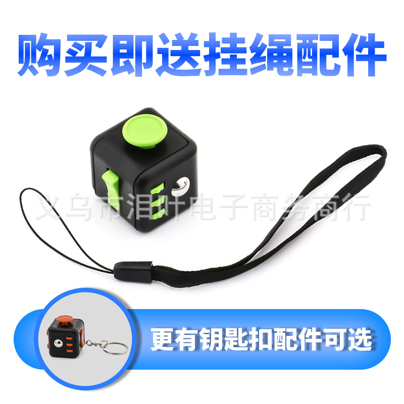 Picture of Cross-Border Decompression Rubik's Cube Infinite Magic Cube Finger Decompression Dice New and Unique Vent Toy Fidget Cube
