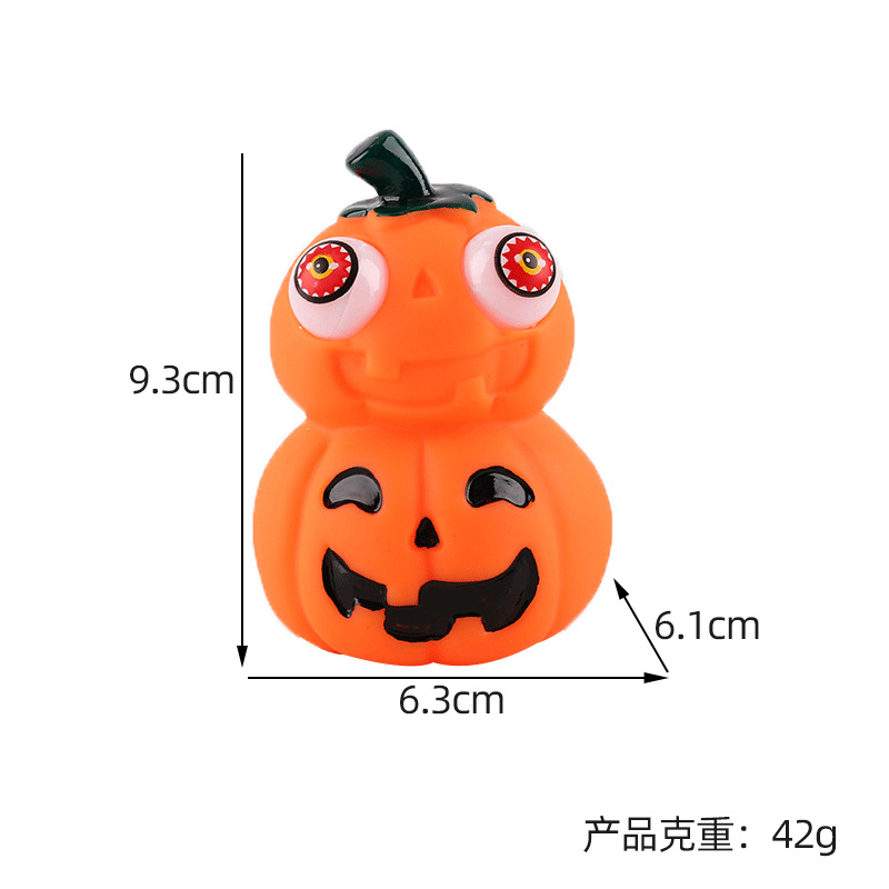 Picture of Cross-border cartoon factory direct decompression animal squeeze doll decompression pinch music stare eye vent toy