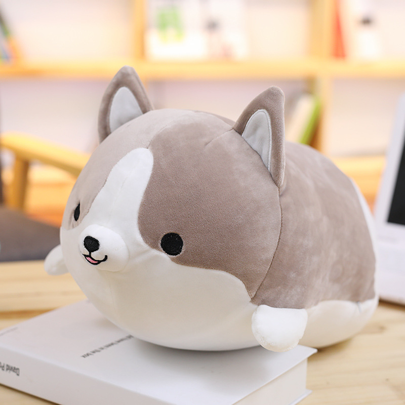 Picture of New software three-color Chai Dog Three Brothers Doll Cute Dog Doll Large Down Cotton Standing Dog Plush Toy
