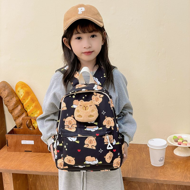 Picture of New Kapi Bala Children's Backpack Cute Cartoon Children's Backpack Kindergarten Junior Middle Class Boys and Girls Schoolbag