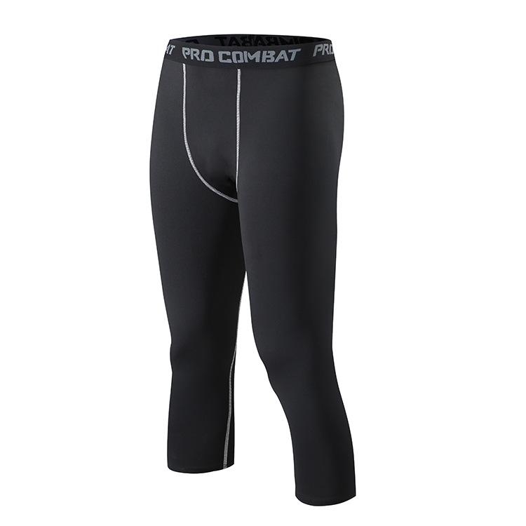 Picture of Sports fitness pants men's running training trousers quick-drying breathable sports leggings basketball stretch sports tights