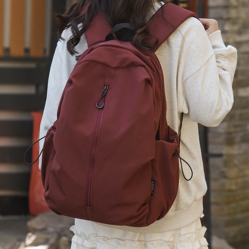 Picture of Simple female college student backpack men's fashion large capacity casual high school student schoolbag Rui camp travel bag campus style