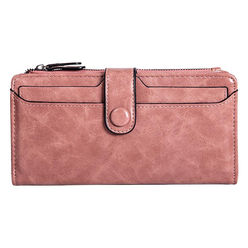 Phase Printed Leather Goods * Long Wallet for Women 2024 New Simple Multi-Functional Foldableing Card Wallet Women's Clutch Bag