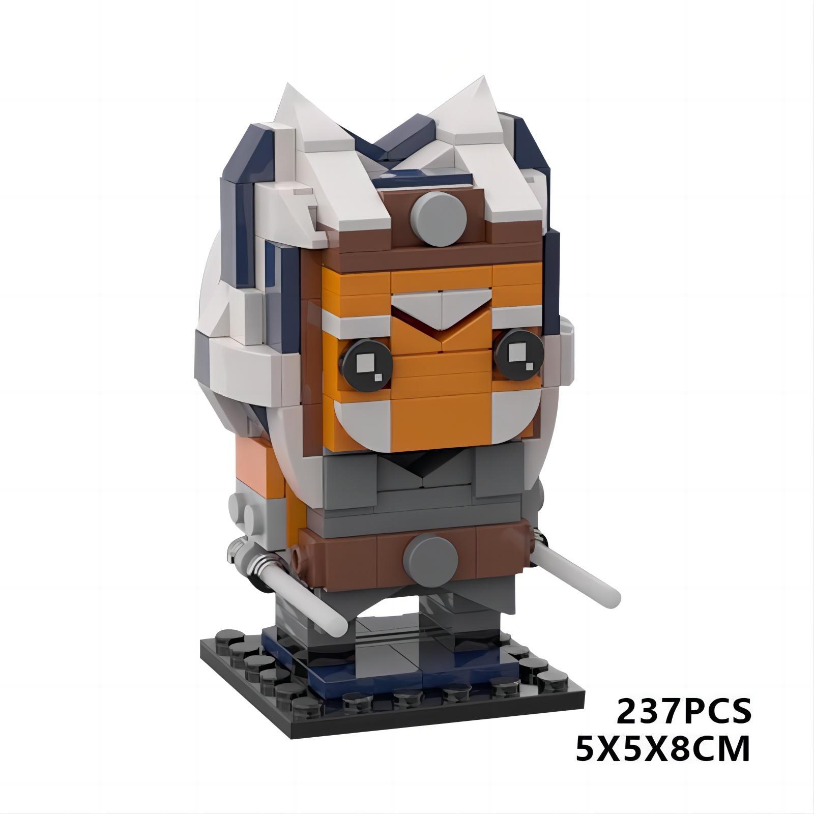 Picture of Moc Set Aca Tano the Mandalorian Compatible with Lego Small Particle Building Blocks Planet Series