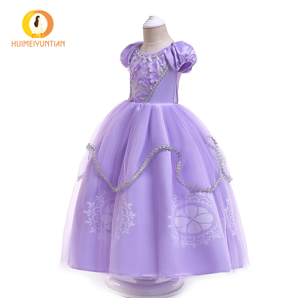 Picture of Factory Wholesale 2025 New Frozen Children's Dress Sophia Princess Dress Girls Holiday Costume