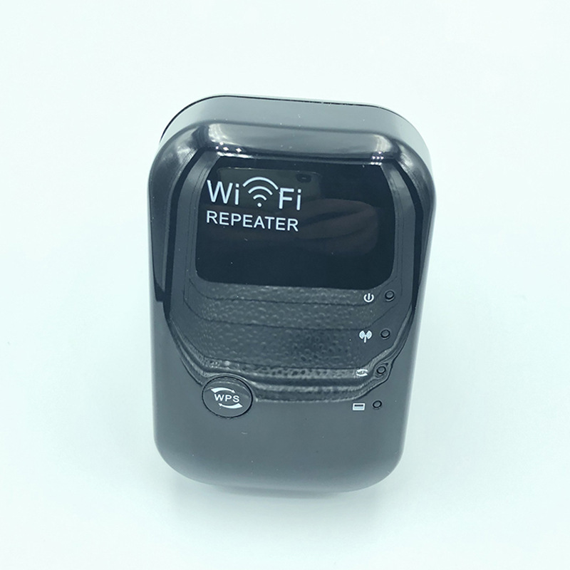 Picture of Small steamed bread repeater wireless routing signal amplifier 300Mbps shape parameters white black