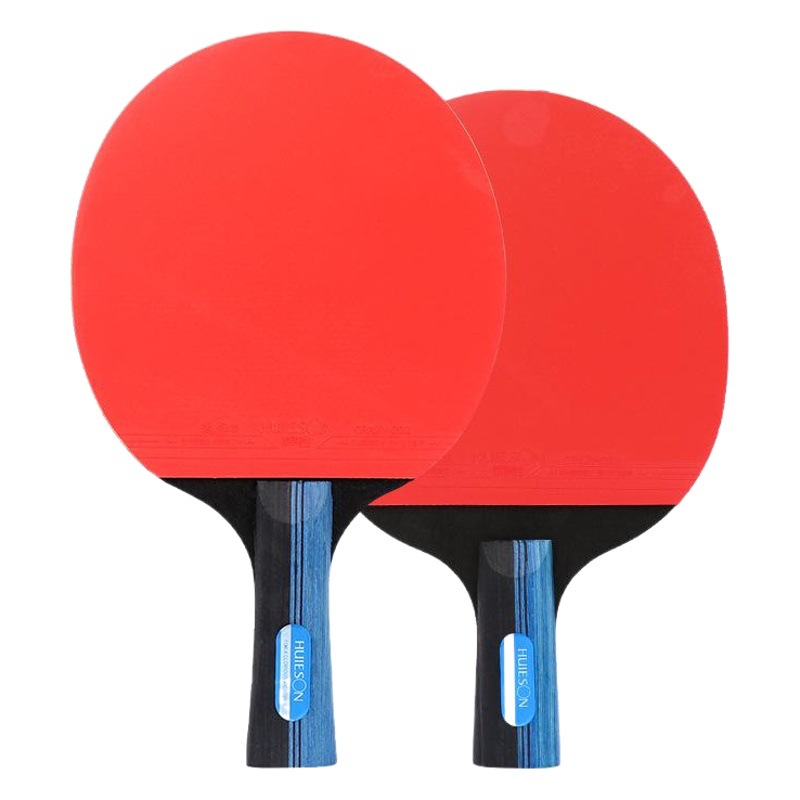 Factory direct Huisheng S300 table tennis racket training horizontal racket straight racket set table tennis racket set
