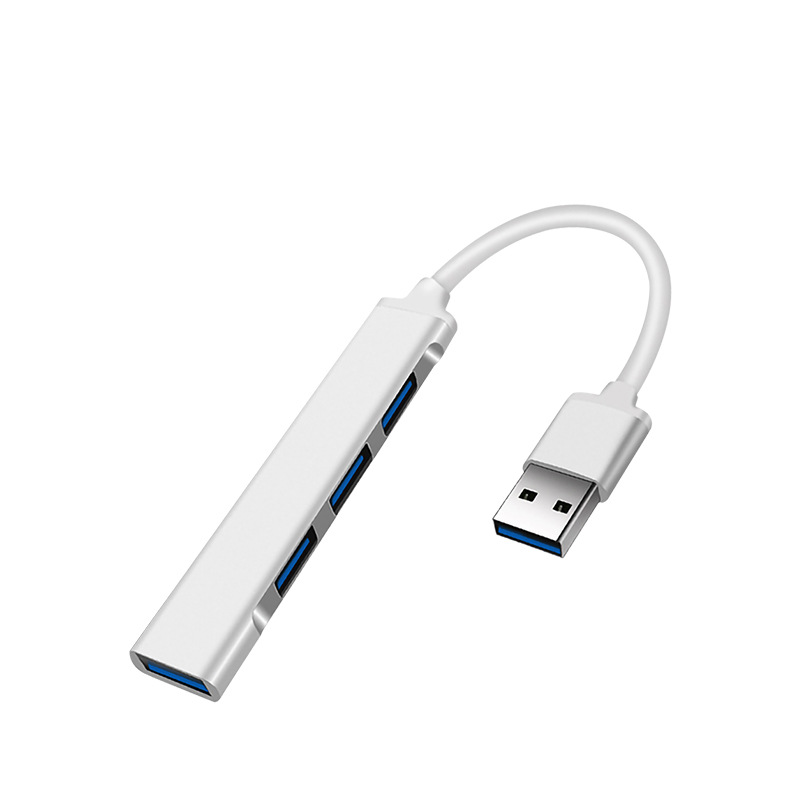 Picture of Type-C one-to-four USB3.0 expansion dock adapter MAC book mobile phone four-in-one converter OTG