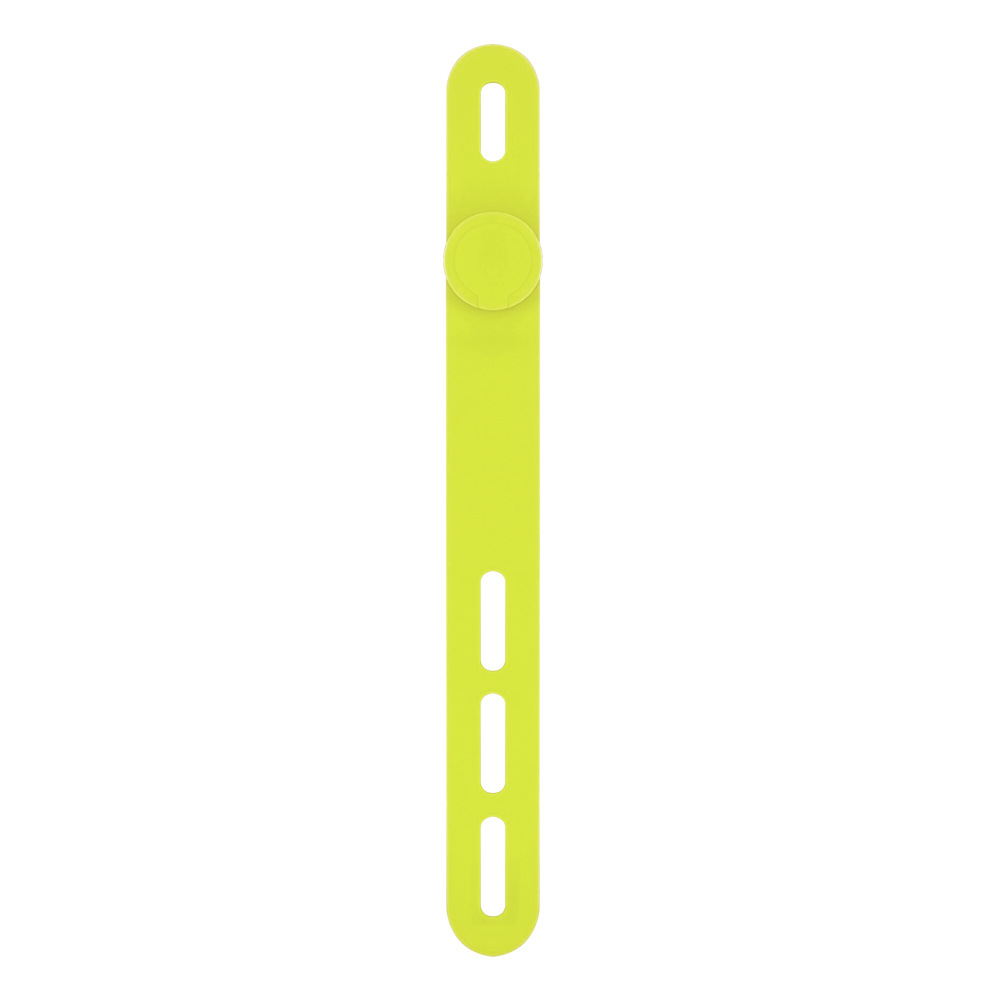 Picture of P2 Round Buckle Silicone Cable Tie Adjustable Cable Organiser Data Line Power Cord Storage Winding Wire Tape Wire Gage