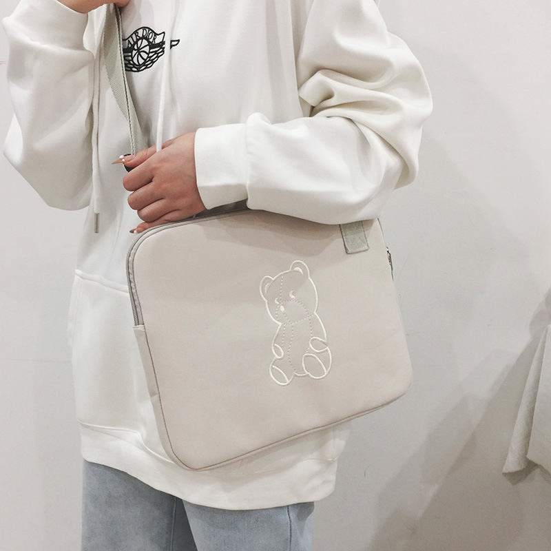 Picture of Inner Protective Sleeve Ins Fashion Fresh iPad Tablet Bag 13inch Student Computer Bag Crossbody Inner Sleeve Bag
