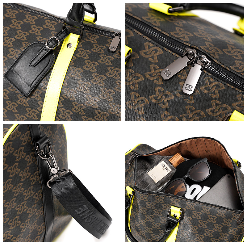 Picture of Retro Foreign Trade High Quality Handbag Trendy Brand Men's Gym Bag Large Capacity Fashion Shoulder Bag Crossbody Bag Trendy