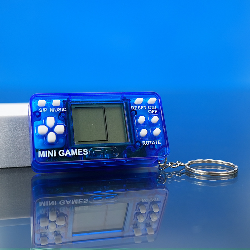 Picture of Cross-border handheld mini Tetris video game machine nostalgic decompression children's creative keychain pendant