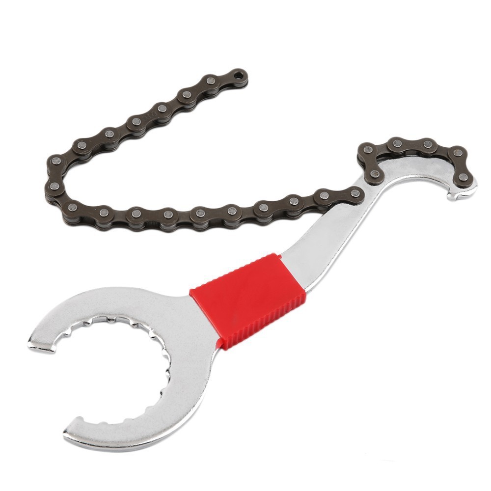 Picture of Wholesale bicycle tail hook wrench three-in-one wrench flywheel fixed chain pedal wrench front and rear axle disassembly