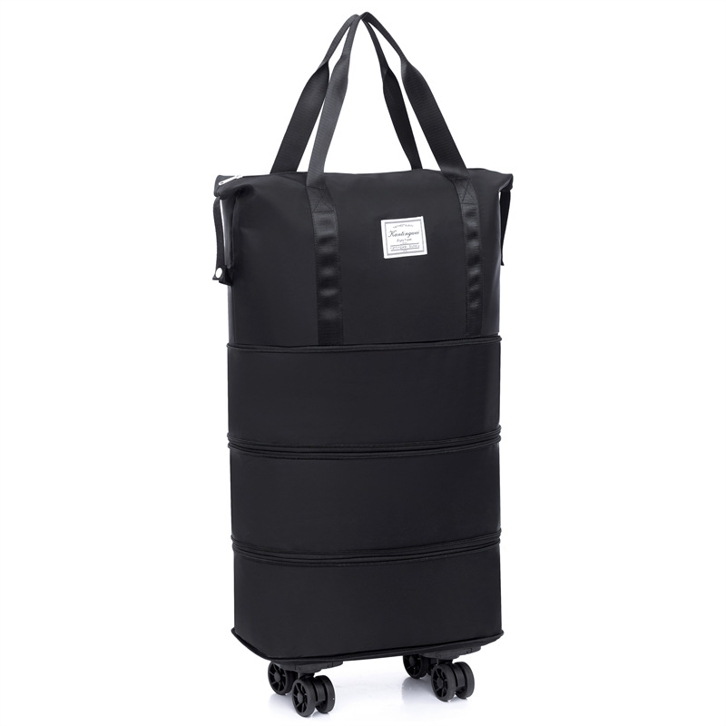 Picture of Large Capacity travel bag double-layer extended universal detachable wheel short trip cover trolley Oxford fitness anti-bag