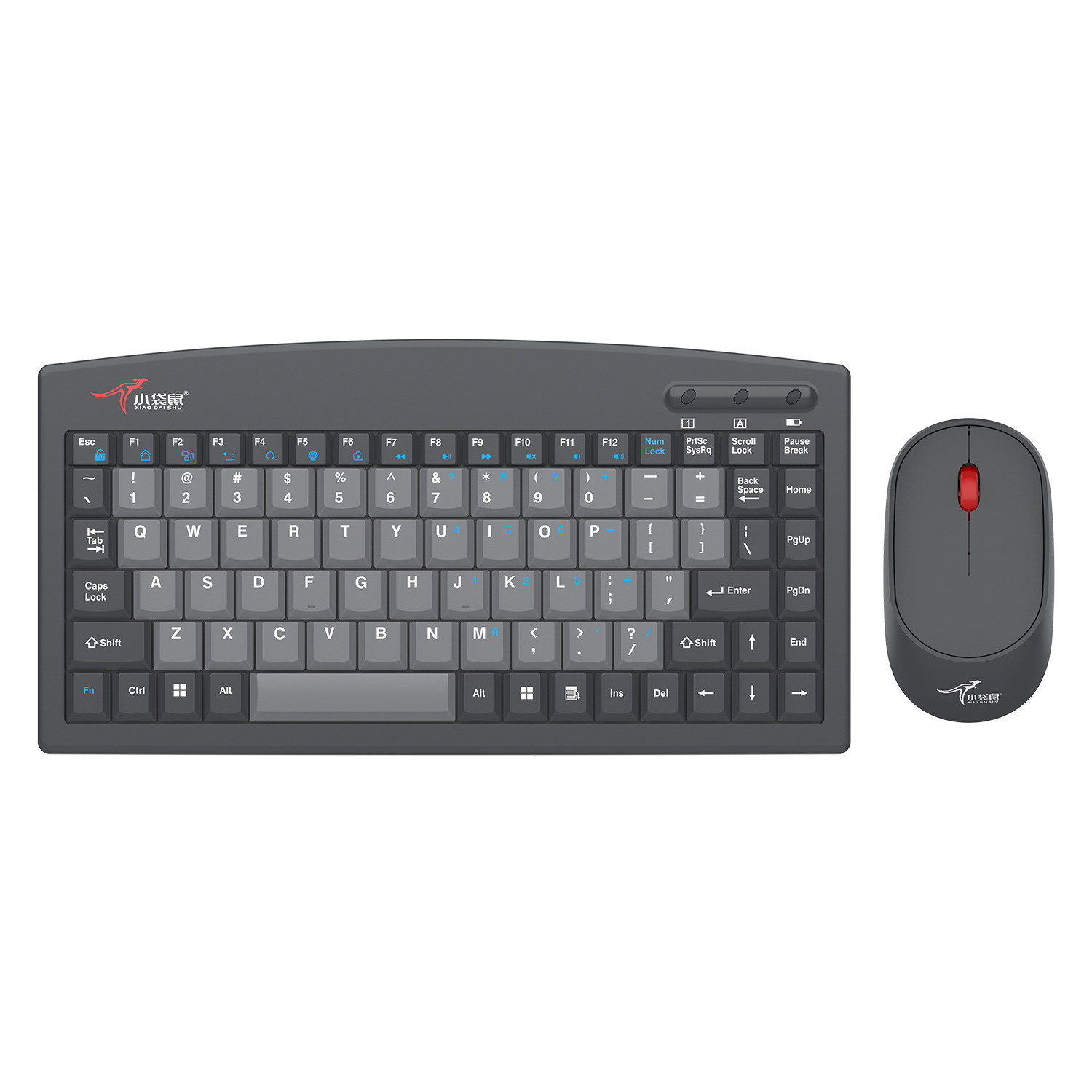 Picture of Wallaby DS-2032 wireless office keyboard mouse set industrial multimedia 2.4g wireless USB interface keyboard