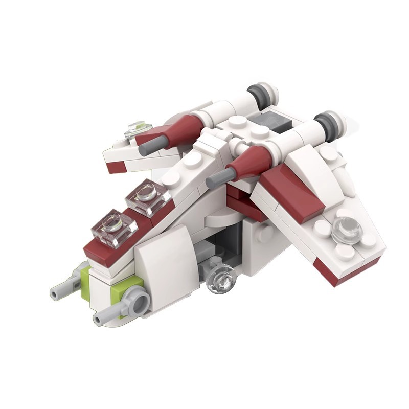 Moc Building Blocks Are Compatible with Lego 42164 Mini Republic Armed Helicopter Building Toy Planet Series