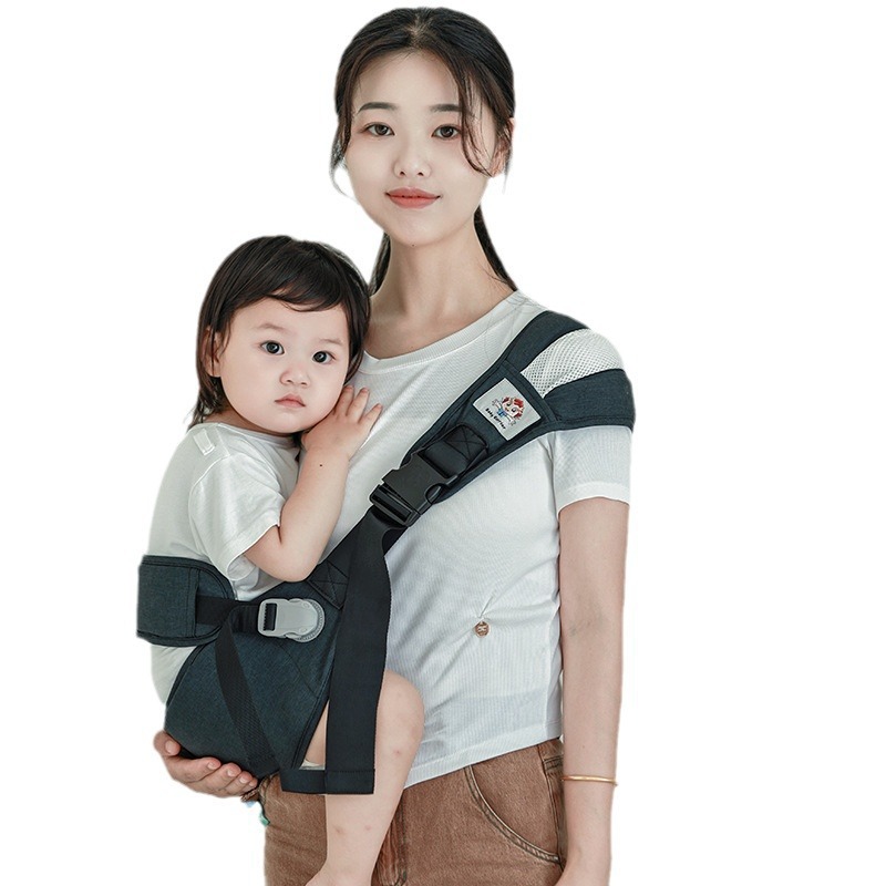 Picture of Baby Strap Baby Holding Artifact for Going Out Multifunctional Single Shoulder Crossbody Lightweight Big Kids Simple Front Holding