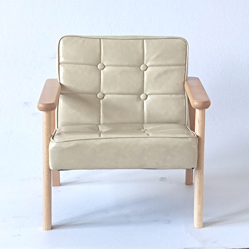 Picture of Children's Room Wooden Infant Garden Cute Reading Corner Photography Small Sofa Baby Stool Training Course Seat Mini