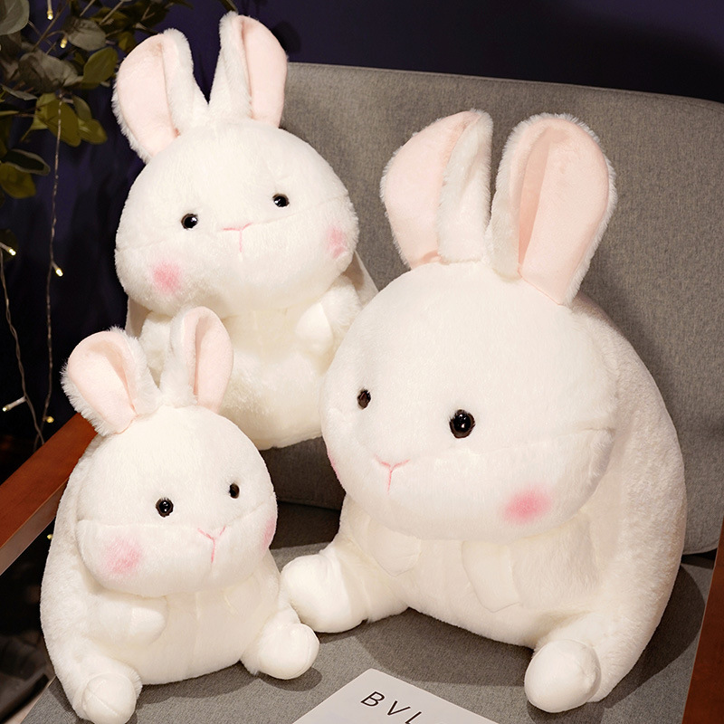 Picture of Cute Jade Rabbit Pillow Personalized Sofa Pillow Moon Rabbit Plush Toy Doll Girls Sleeping Doll