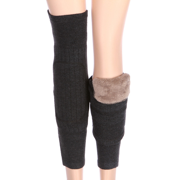 Picture of Knee Pads Autumn and Winter Thickened Warm Old People Old Cold Legs Men and Women Imitation Wool Knee Pads Leg Pads with Velvet Wind and Cold
