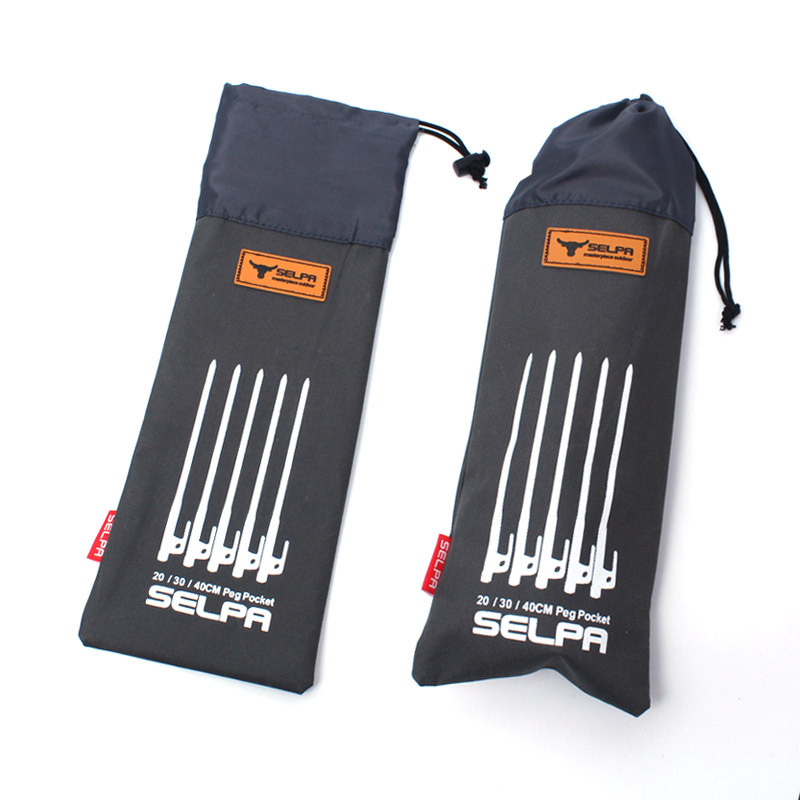 Picture of Exported to South Korea Extra Long 40cm Ground Nail Bag Outdoor Camping Style Ground Nail Storage Camping Style Tool Bag Oxford Cloth Cosmetics Bag