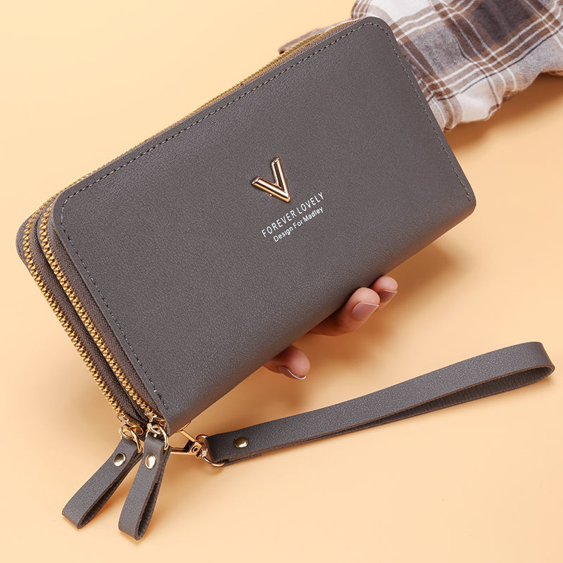 Picture of Double Zipper Hand Wallet 2022 New Ladies Wallet Long Fashionable Large Capacity Double Wallet Mobile Phone Small Bag