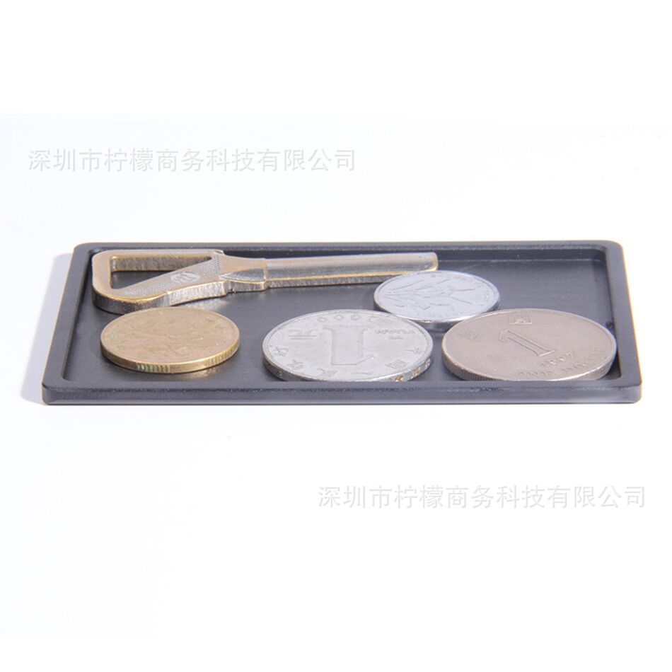Picture of in stock wallet card holder universal aluminum alloy tray key coin multi-purpose storage box hardware coin box