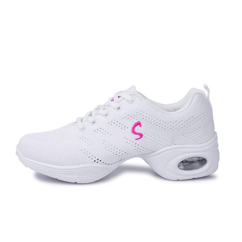 Picture of New Summer Dance Shoes, Breathable Fly-Woven Mesh Modern Dance Shoes, Adult Square Dance Shoes, Soft-Soled Women's Dance Shoes