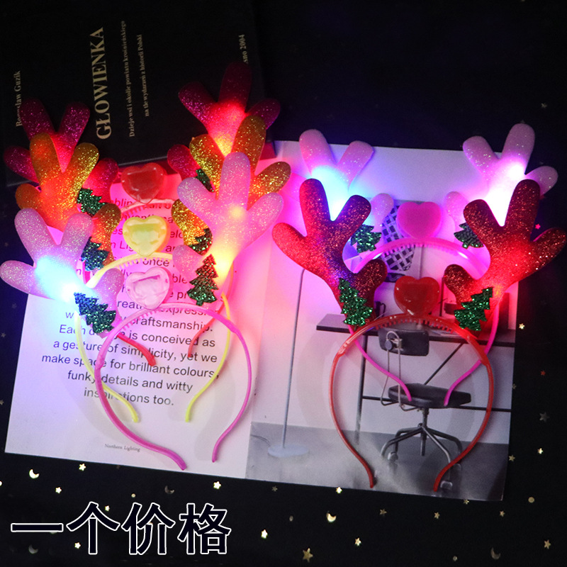Picture of Glowing Headband, Horn, Deer Antler, Concert, Children's Gift, Popular Hot-Selling Manufacturer Direct Sales Wholesale
