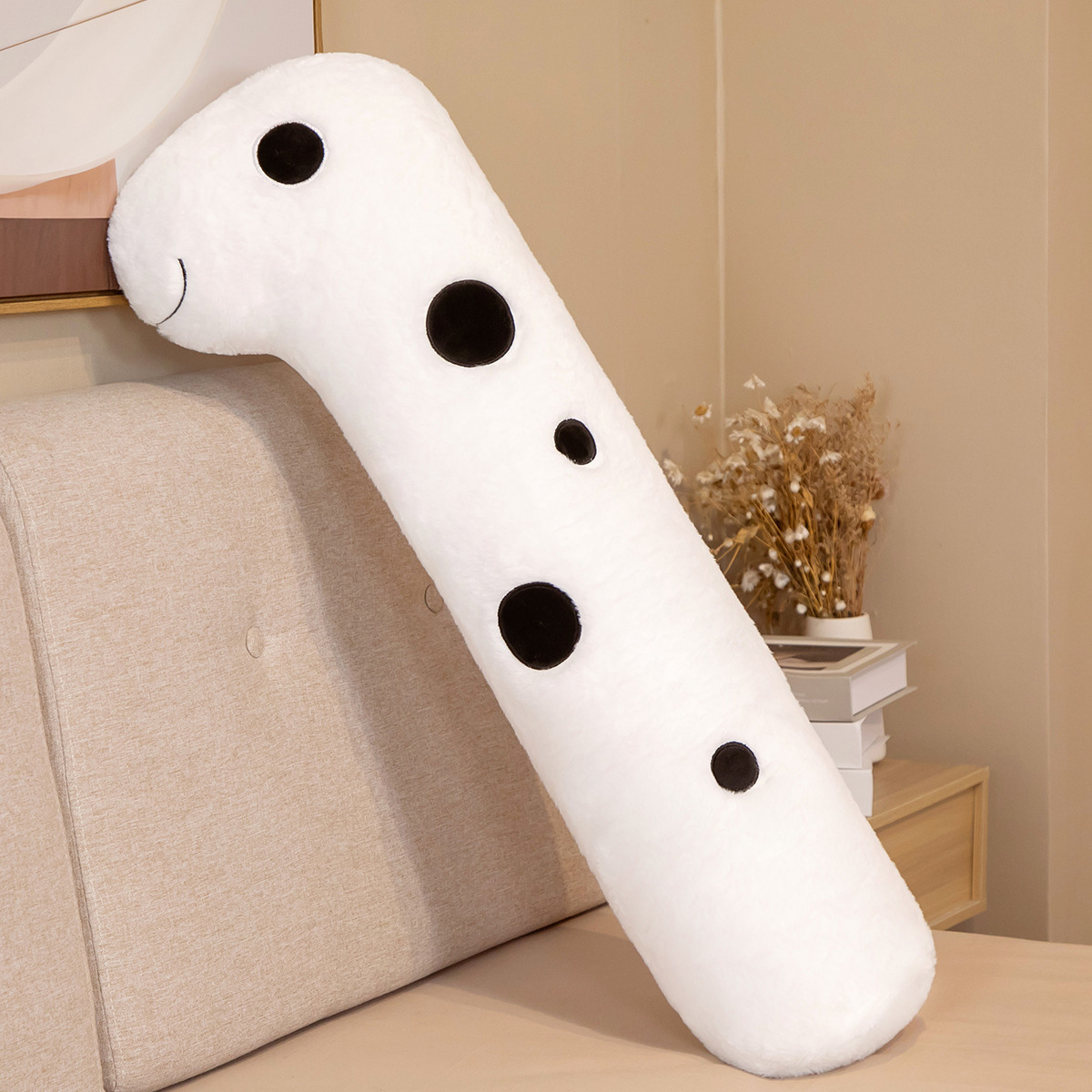Picture of Rabbit Hair Simulation Large Moray Eel Leg Sleeping Doll Pillow Winter Warm Girl Valentine's Day Gift Moray Eel Pillow