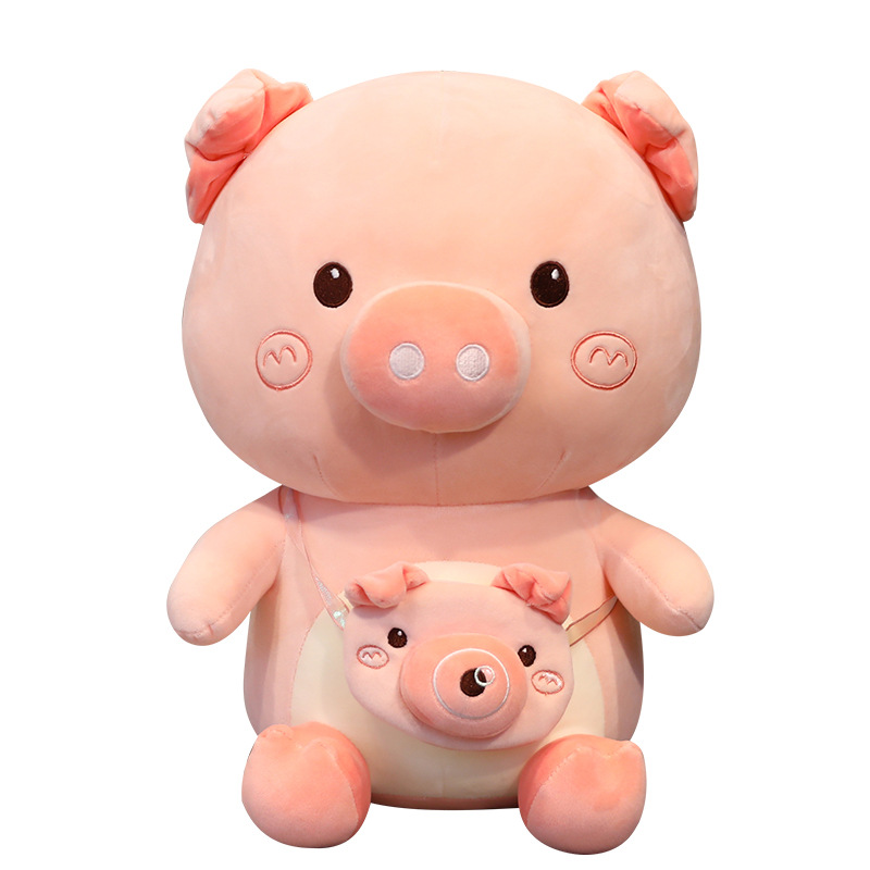 Picture of Internet Popular Bubble Pig Doll Camera Pig Doll Cute Plush Toy Girl's Sleeping Pillow Gift