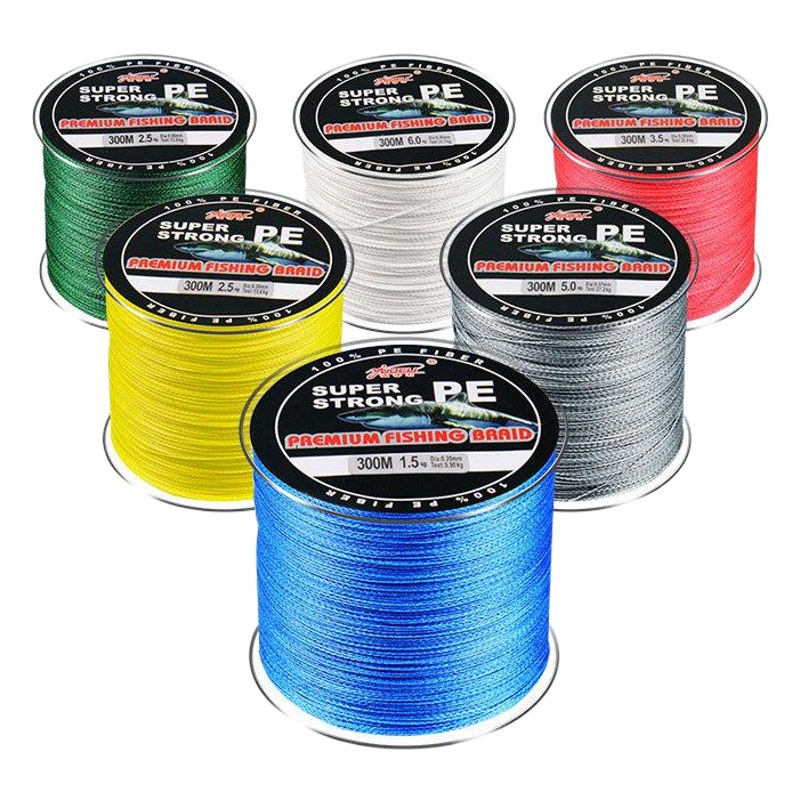 Yadli PE Line Asia 300 meters 4 series of strong horse fishing line wholesale cross-border explosions anti-bite line fishing line