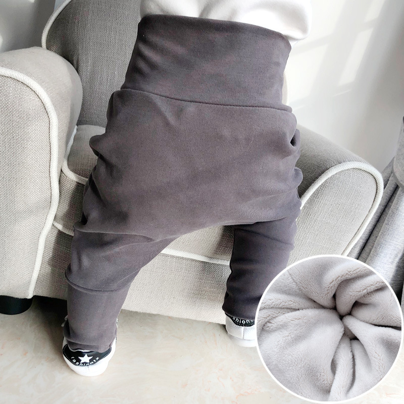 Picture of Clearance No Return No Change Baby High Waist Belly Pants Girls' Large PP Pants Children's Baby Children's Harlan Pants