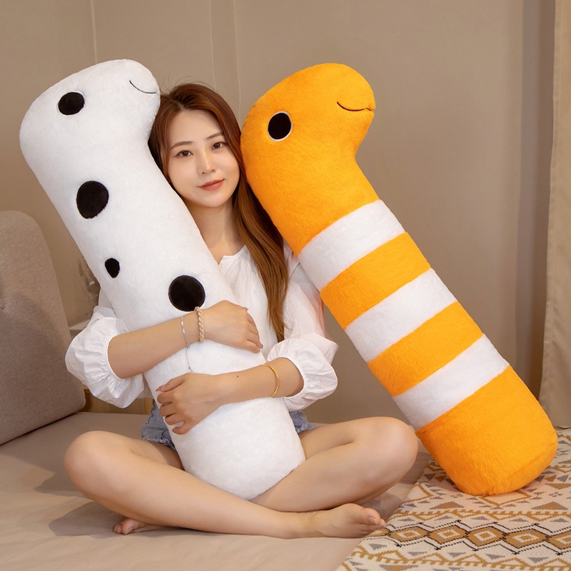 Picture of Rabbit Hair Simulation Large Moray Eel Leg Sleeping Doll Pillow Winter Warm Girl Valentine's Day Gift Moray Eel Pillow