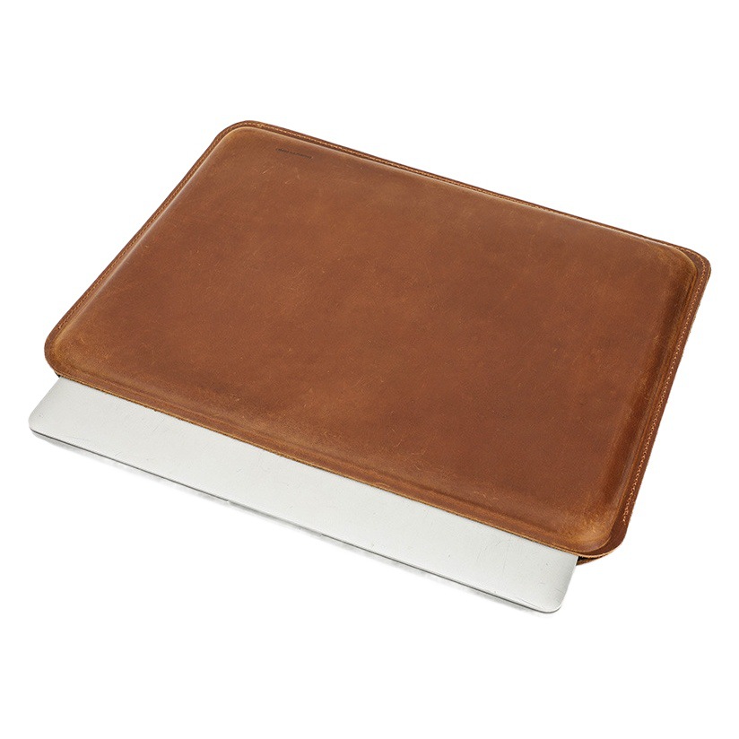 For New MacBookPro16 Protective Case Simple Crazy Horse Leather Apple Laptop Sleeve in stock