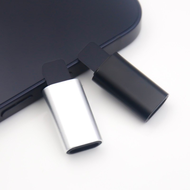 Picture of Support PD 18W fast charging adapter for iphone mobile phone type-c female to Apple adapter connector