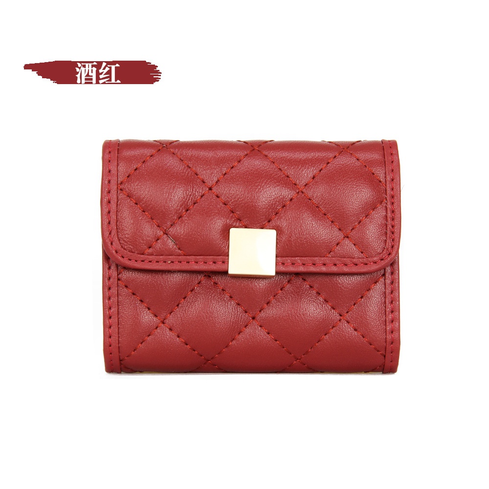 Picture of New simple sheepskin RFID anti-theft brush organ card holder multi-card position large capacity leather card holder ID card holder for women