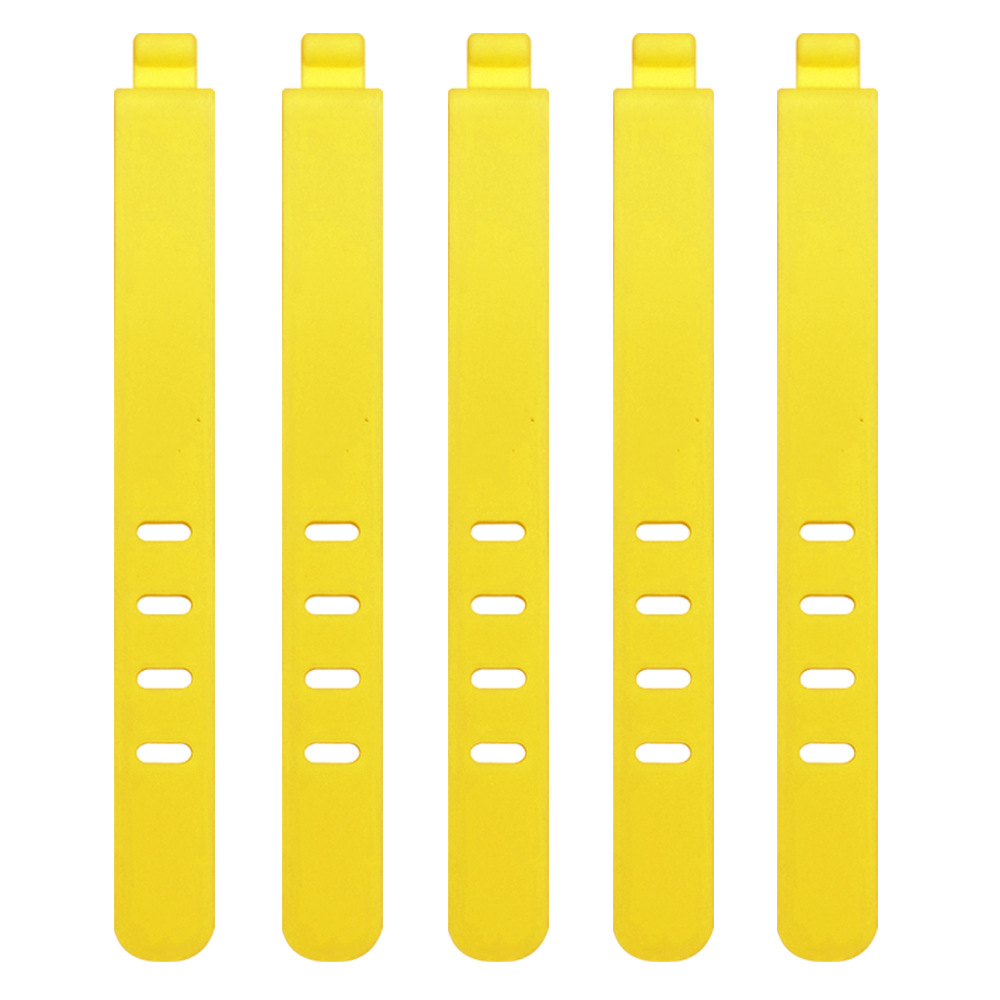 Picture of 95mm four-hole silicone data cable tie winder wire digital storage cable organizer Cord Organizer