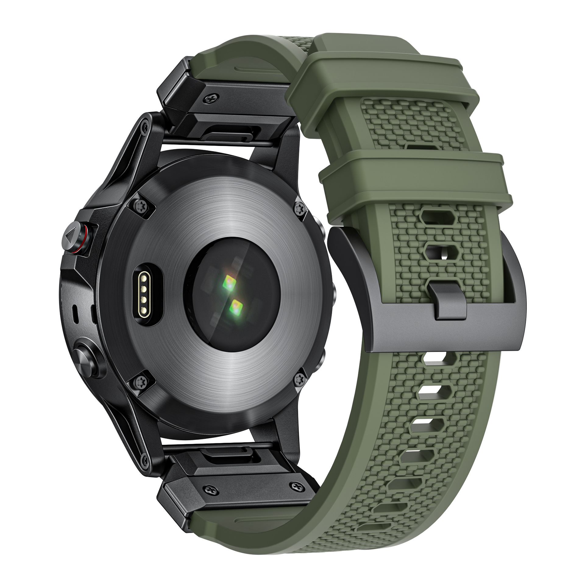 Picture of Suitable for Jiaming Watch Special Forces Strap Two Sections 22MM/26mm Stainless Steel Rubber Quick Disassemble Strap Wholesale