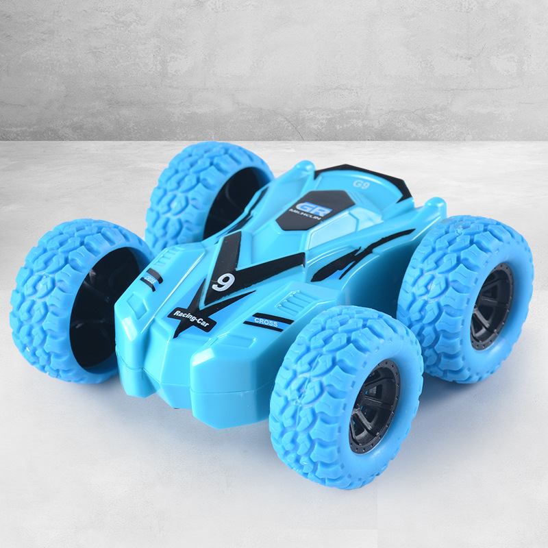 Picture of Children's four-wheel drive inertia double-sided graffiti off-road vehicle simulation off-road Boy gift stunt model anti-Fall Toy