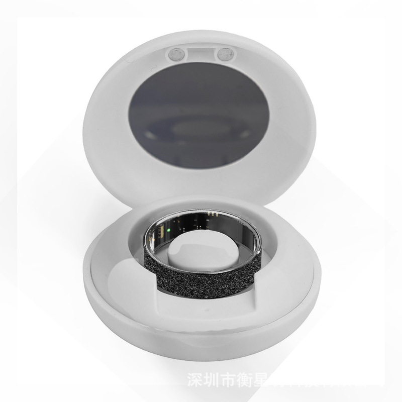 Picture of V3 Cross-border Frosted Smart Ring European and American Simple Couple Heart Rate Blood Oxygen Sleep Meter Step Emotion Detector Bracelet