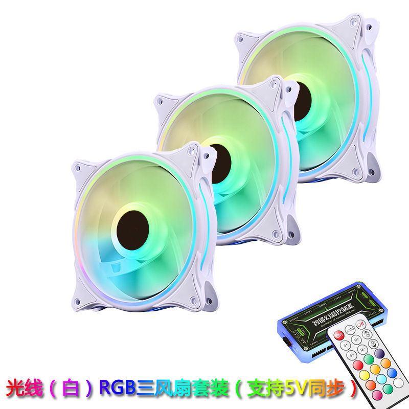 Picture of Cross border SE fan 12cm desktop host computer chassis radiator cpu silent cooling RGB fan