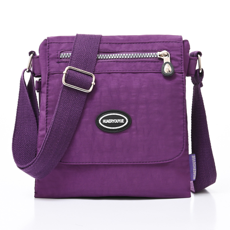 Large Capacity Women's Shoulder Bag Lightweight Waterproof Nylon Cloth Bag All-match Outdoor Shopping Bag Fashionable Casual Crossbody Bag