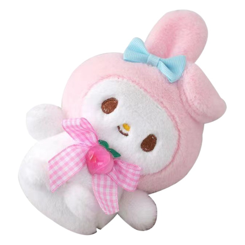 Cute pet Darling kulomi dog melody plush doll key chain pendant student female schoolbag key chain