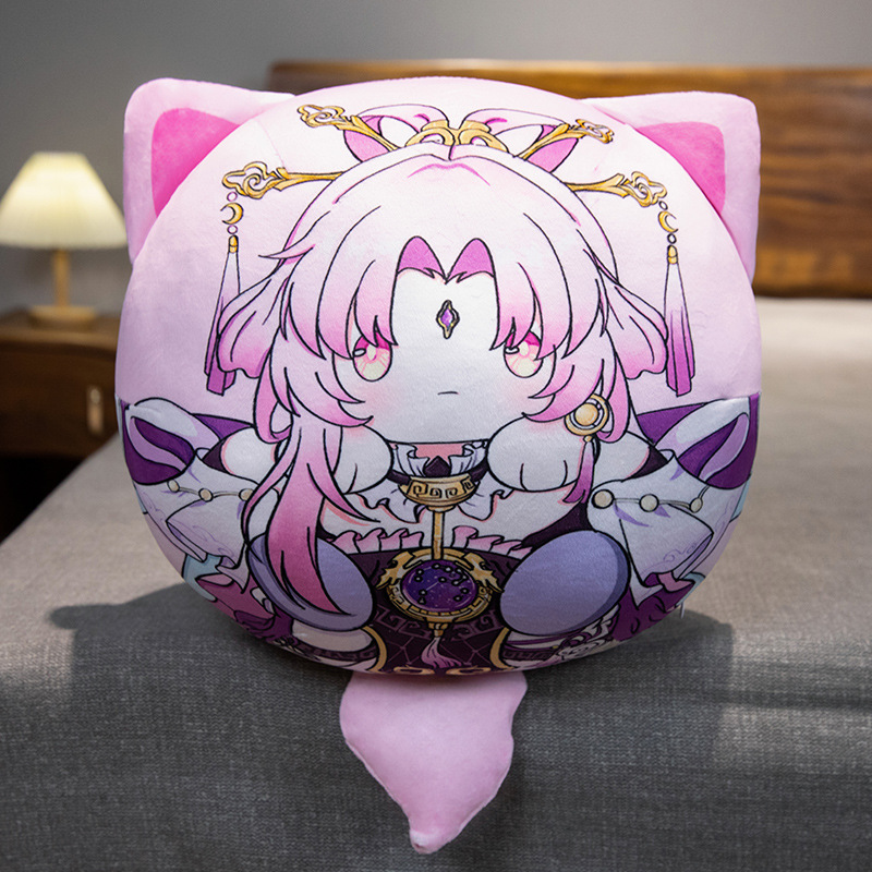 Picture of Xingqiong Railway Second Dimension Surrounding Kafka Pillow Drinking Yuejun Pendant Blade Jing Yuan Tuan Zi Silver Wolf Luo Cha Stop Cloud
