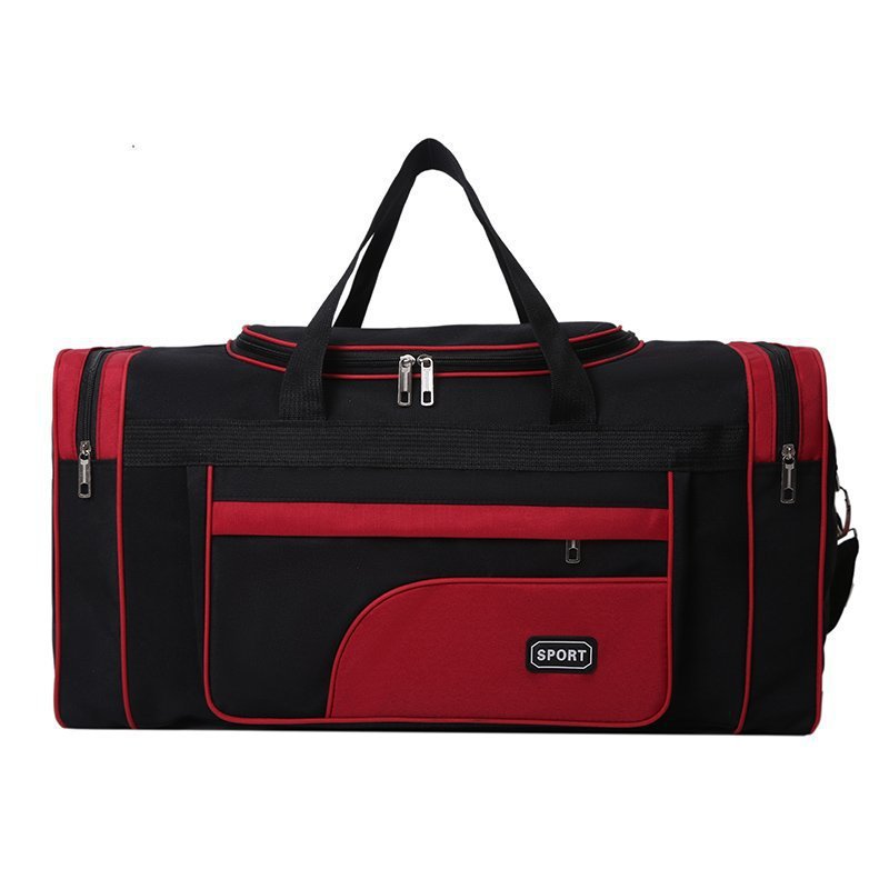 Picture of Outdoor Fitness Bag new foreign trade export large capacity Travel Air carrier bag casual solid color crossbody shoulder bag