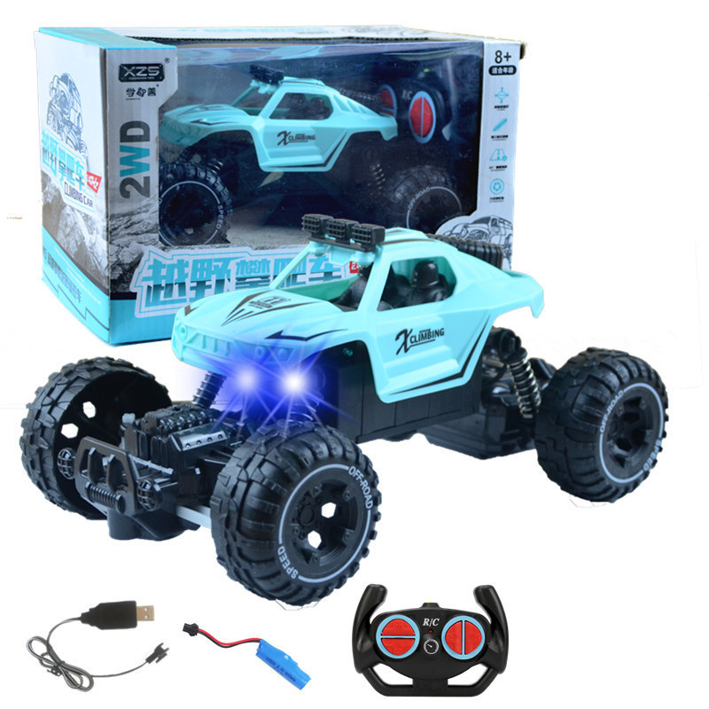 Picture of Alloy Climbing Remote Control Car Drift Off-road Vehicle Two-wheel Drive Climbing Big Foot Remote Control Racing Boy Charging Toy Car