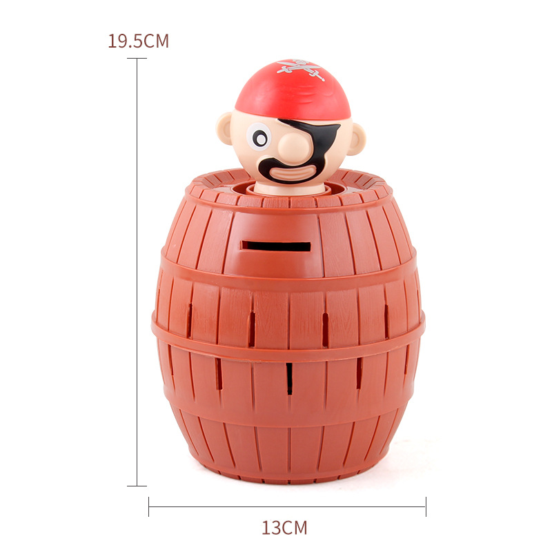 Picture of Novelty Creative Pirate Barrel Children's Toys Interactive Funny Barrel Desktop Tour Toy Stall Hot Selling Wholesale
