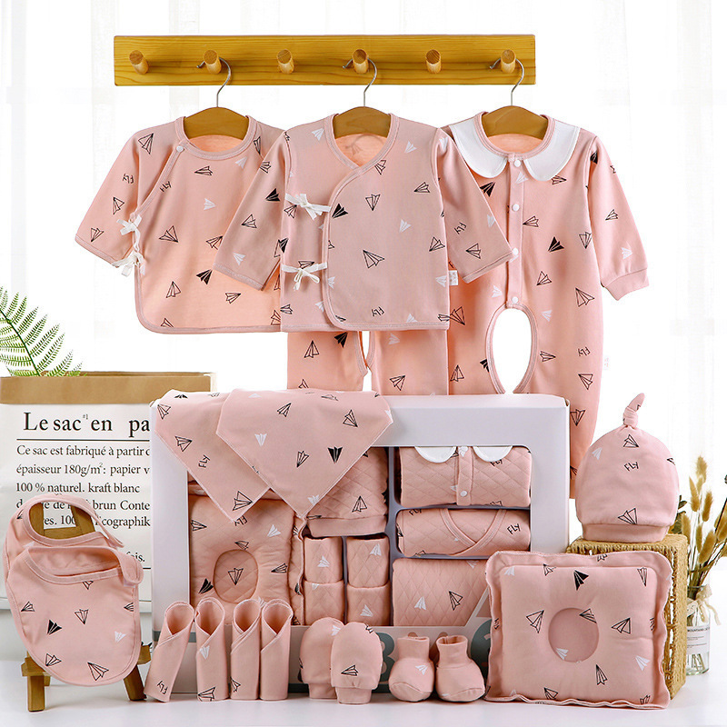 Picture of Baby airplane cartoon clothing gift box birth baby supplies collection gift box suit full set baby clothing gift box